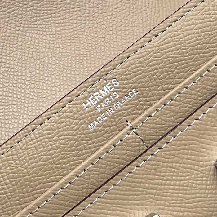 Men's wallet Hermes Constance Beige Size 14x12cm