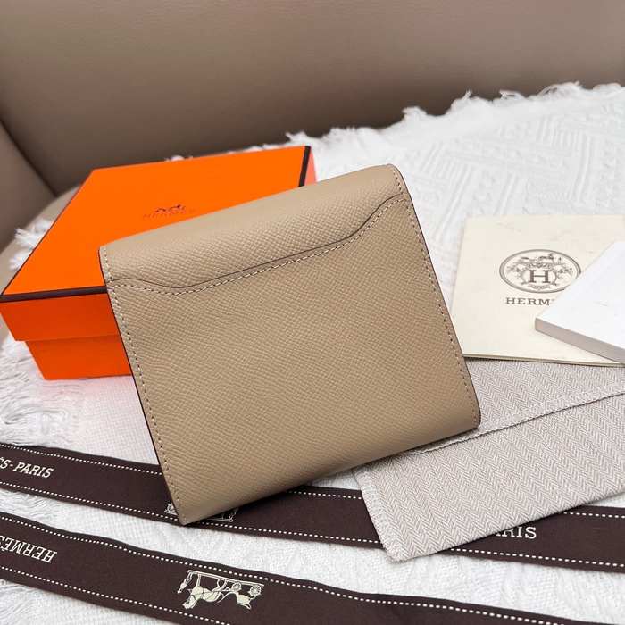 Men's wallet Hermes Constance Beige Size 14x12cm