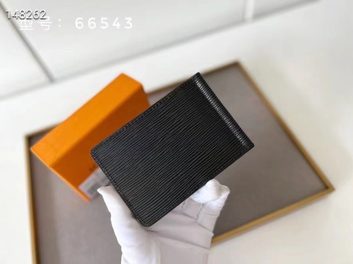 Men's wallet Louis Vuitton 66543 Black Size 12x8cm