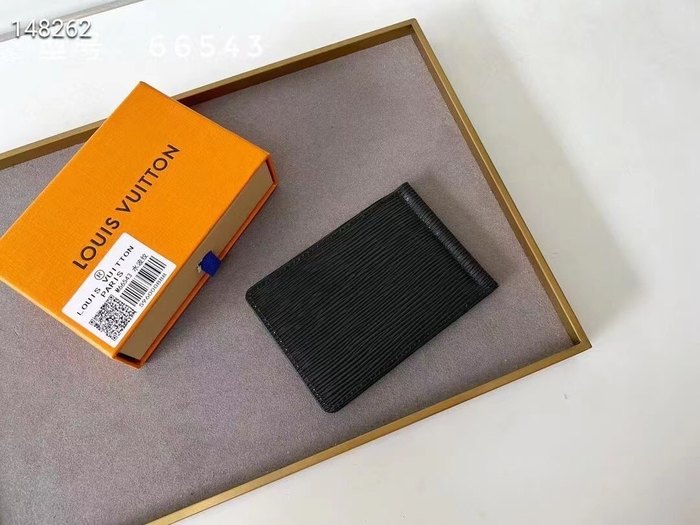 Men's wallet Louis Vuitton 66543 Black Size 12x8cm