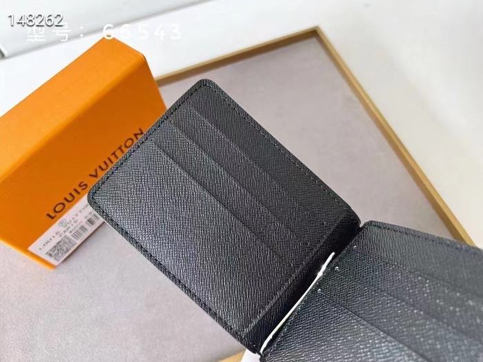 Men's wallet Louis Vuitton 66543 Black Size 12x8cm
