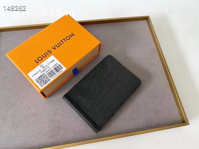 Men's wallet Louis Vuitton 66543 Black Size 12x8cm
