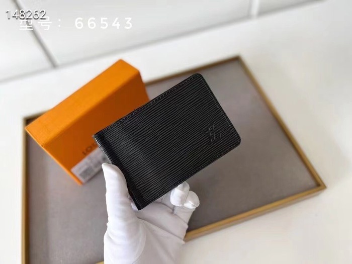 Men's wallet Louis Vuitton 66543 Black Size 12x8cm