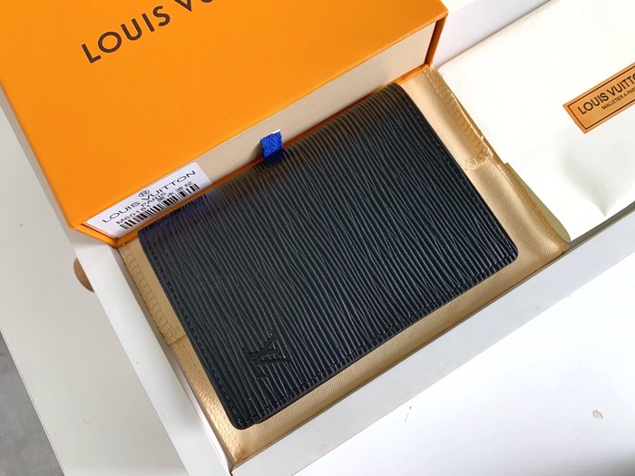 Men's wallet Louis Vuitton Black Size 10x14cm