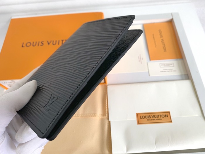 Men's wallet Louis Vuitton Black Size 10x14cm