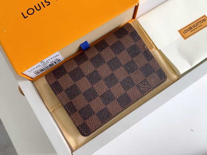 Men's wallet Louis Vuitton Damier Ebène Brown Size 10x14cm