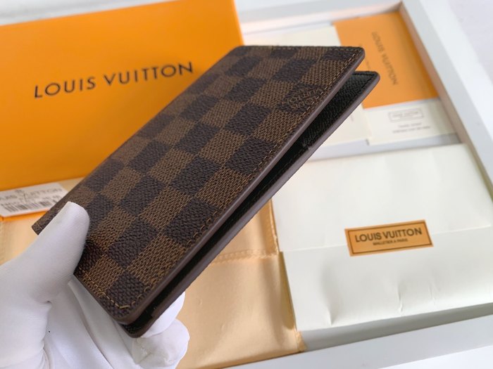 Men's wallet Louis Vuitton Damier Ebène Brown Size 10x14cm