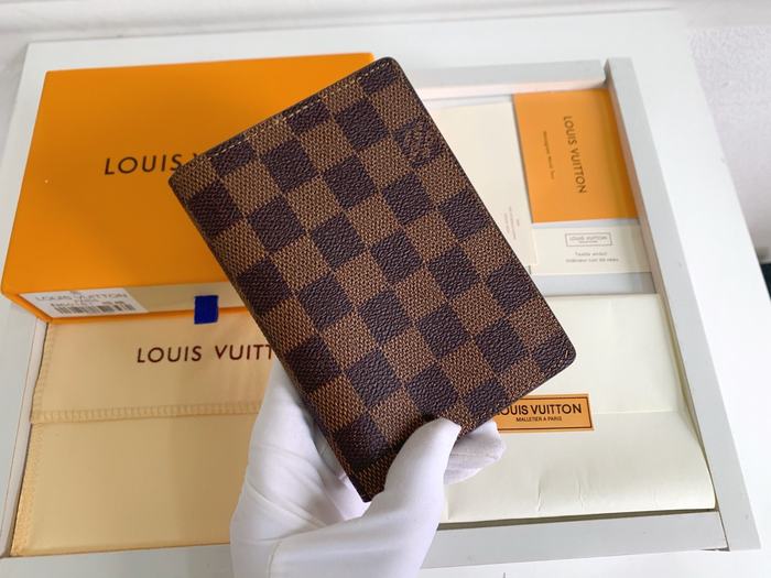 Men's wallet Louis Vuitton Damier Ebène Brown Size 10x14cm