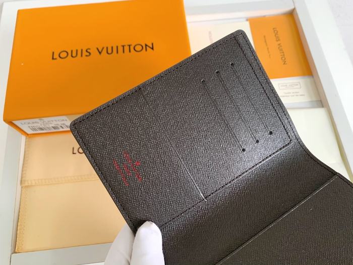 Men's wallet Louis Vuitton Damier Ebène Brown Size 10x14cm