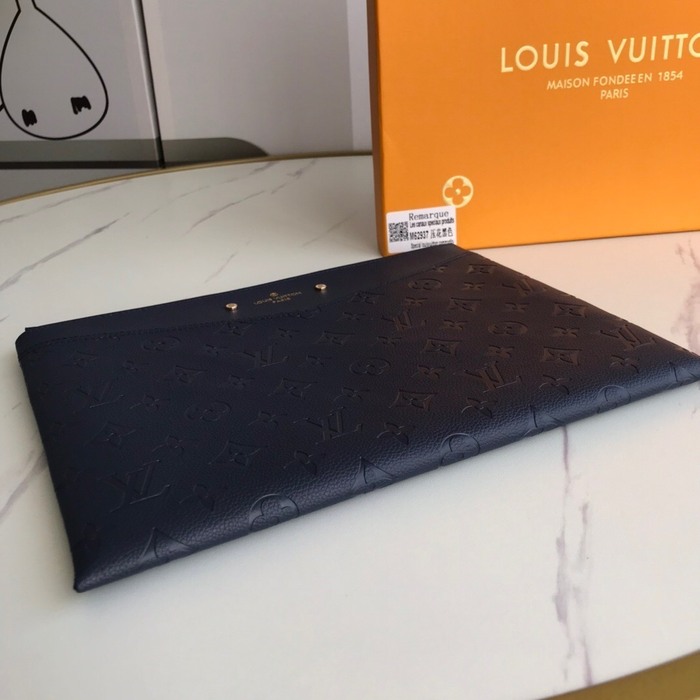 Men's wallet Louis Vuitton M62937 Monogram Empreinte Blue Size 29.5x21