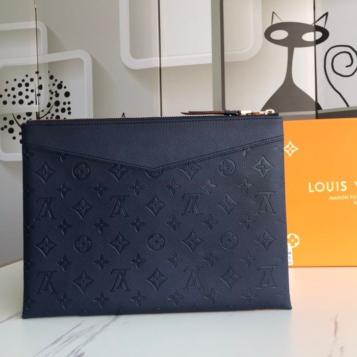 Men's wallet Louis Vuitton M62937 Monogram Empreinte Blue Size 29.5x21