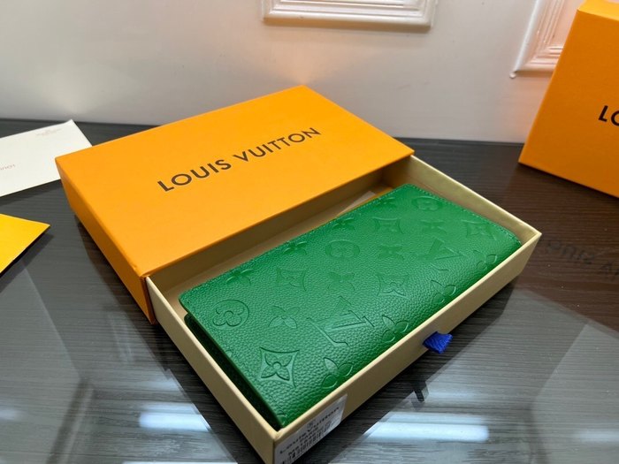 Men's wallet Louis Vuitton long bifold Beige Size 10x19x2