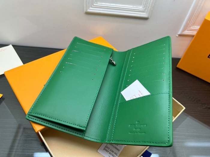 Men's wallet Louis Vuitton long bifold Beige Size 10x19x2