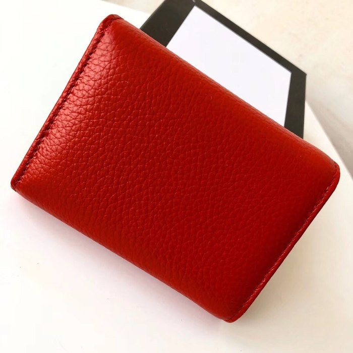 Men's wallet compact wallet Red Size 10x8.5x2.5