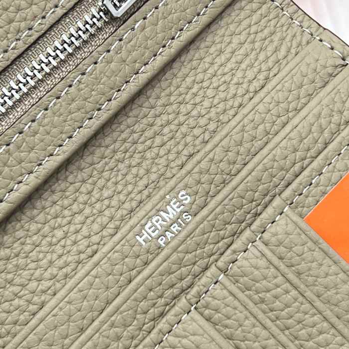 Men's wallet short wallet Beige Size 12x10cm