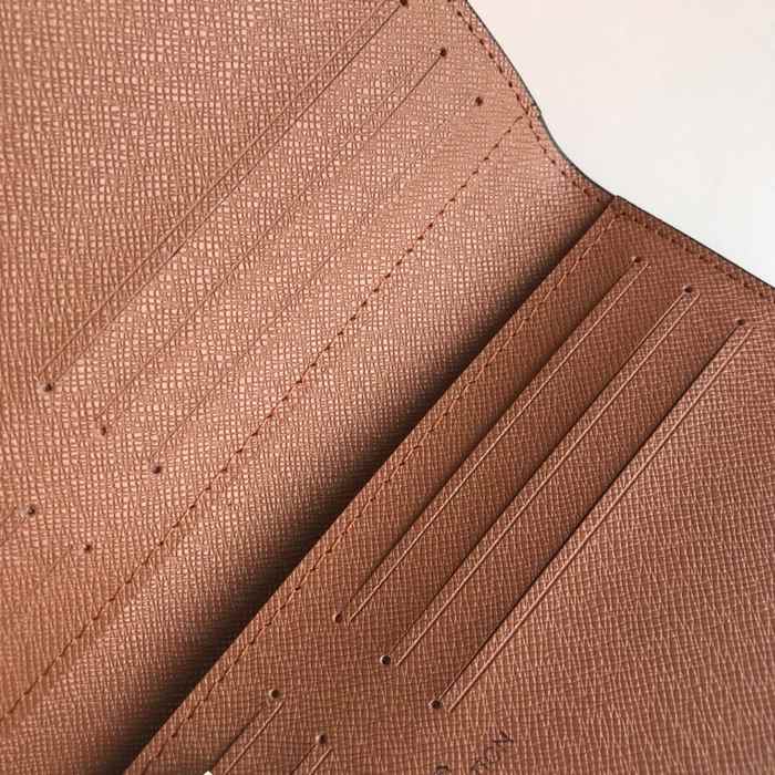 Men's wallet zipper wallet Brown Size 21x9x2cm