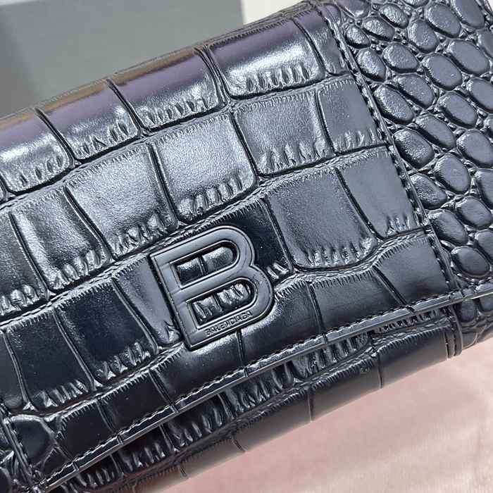 Wallet Balenciaga Black Size 10.9x7.9x4.8cm
