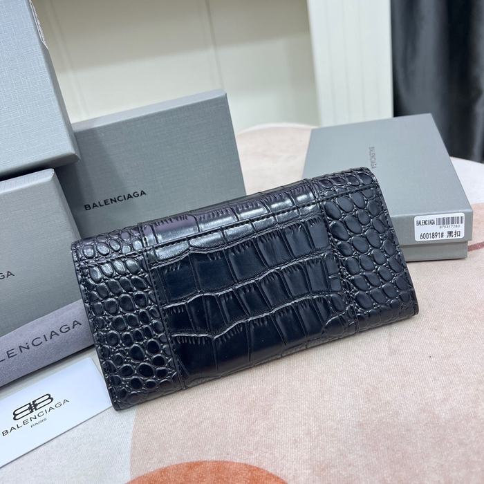 Wallet Balenciaga Black Size 10.9x7.9x4.8cm