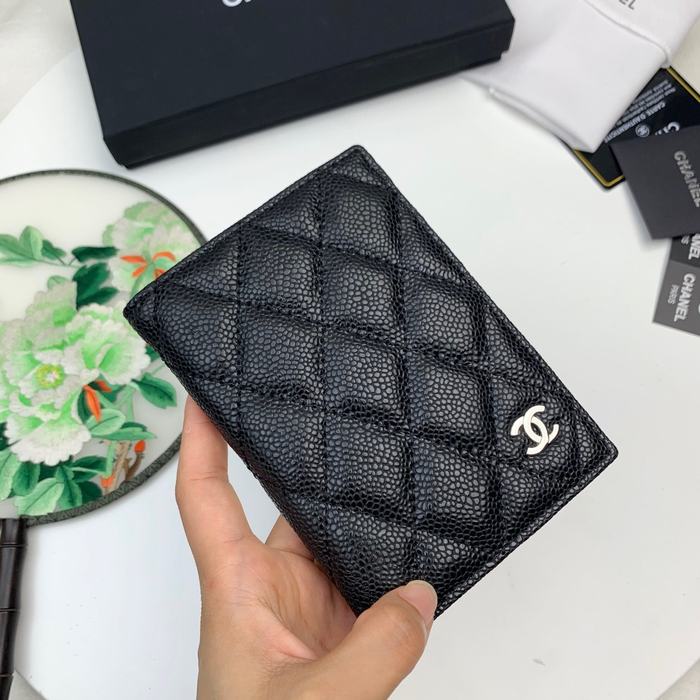 Wallet Chanel classic quilted Black Size 10x14cm