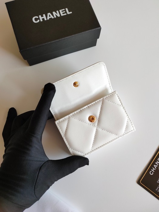 Wallet Chanel small flap wallet White