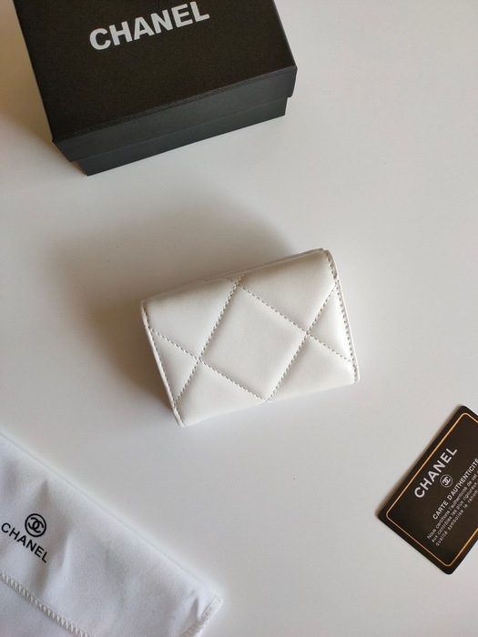 Wallet Chanel small flap wallet White