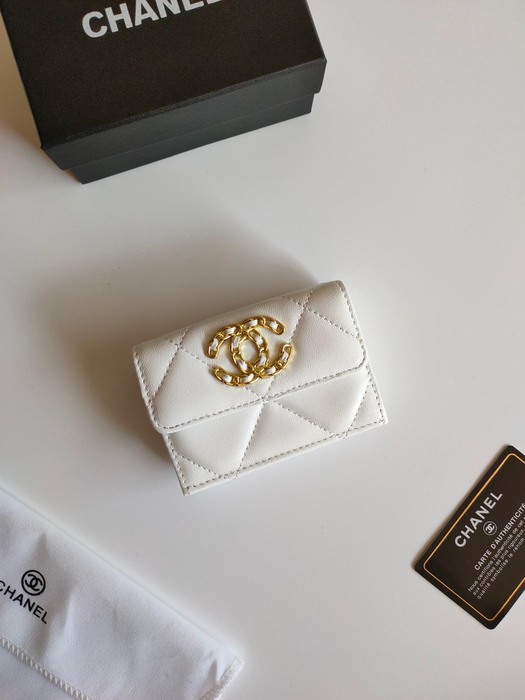 Wallet Chanel small flap wallet White