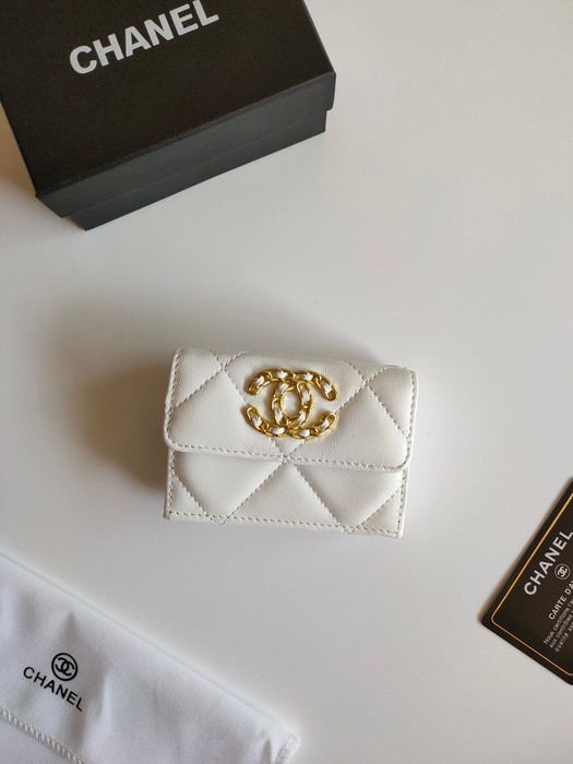 Wallet Chanel small flap wallet White