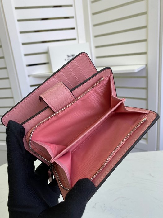 Wallet Coach Beige Size 13.5x9x3cm