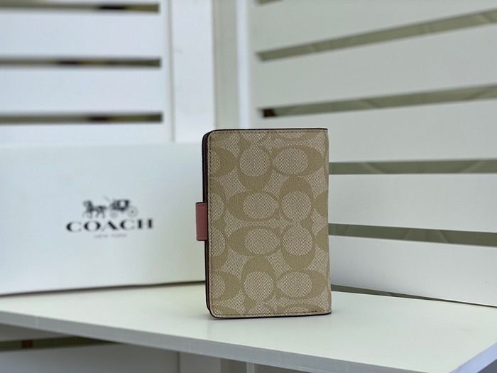 Wallet Coach Beige Size 13.5x9x3cm