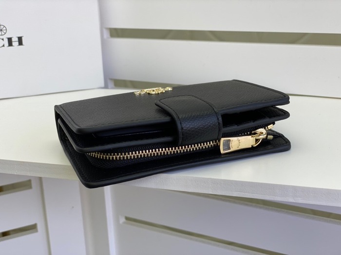 Wallet Coach Black Size 15x11cm