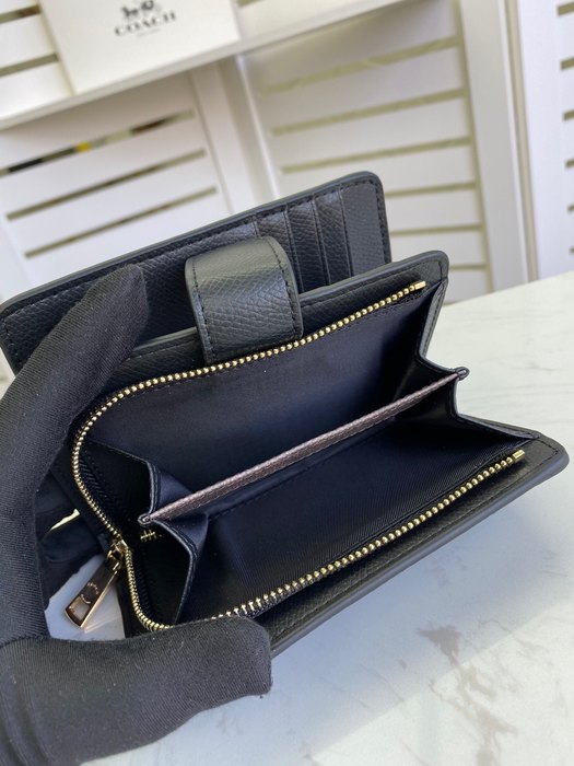 Wallet Coach Black Size 15x11cm
