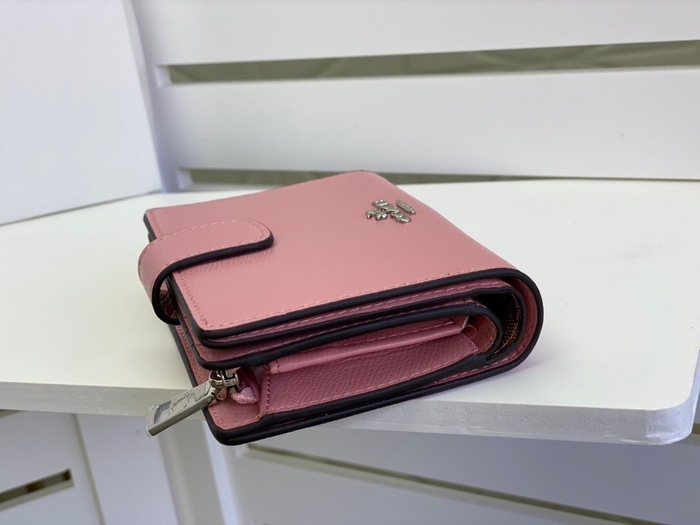 Wallet Coach medium bifold Beige Size 15x11cm