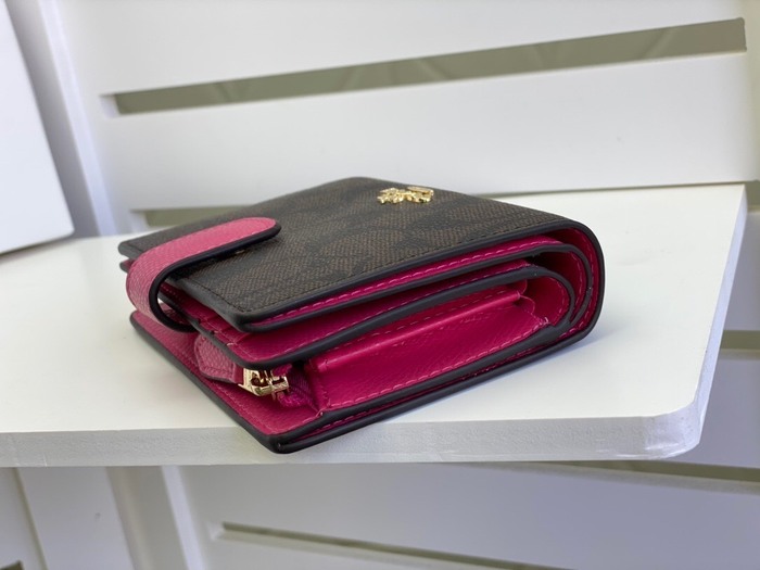 Wallet Coach medium long wallet Brown Size 13.5x9x3cm