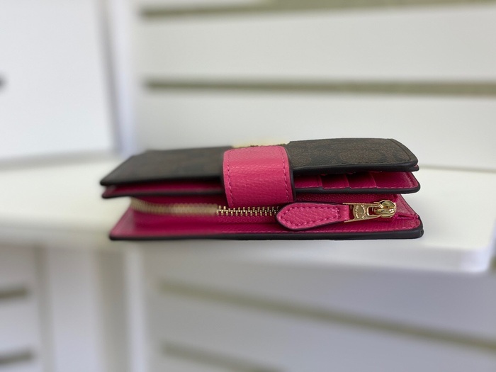 Wallet Coach medium long wallet Brown Size 13.5x9x3cm