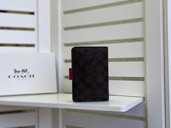 Wallet Coach medium long wallet Brown Size 13.5x9x3cm