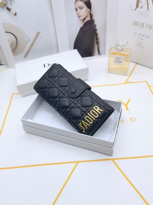 Wallet Dior J'ADIOR quilting long wallet Black