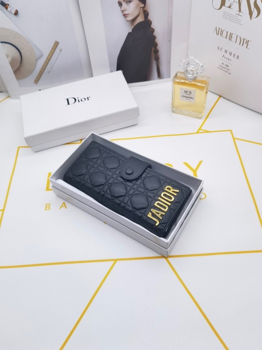 Wallet Dior J'ADIOR quilting long wallet Black