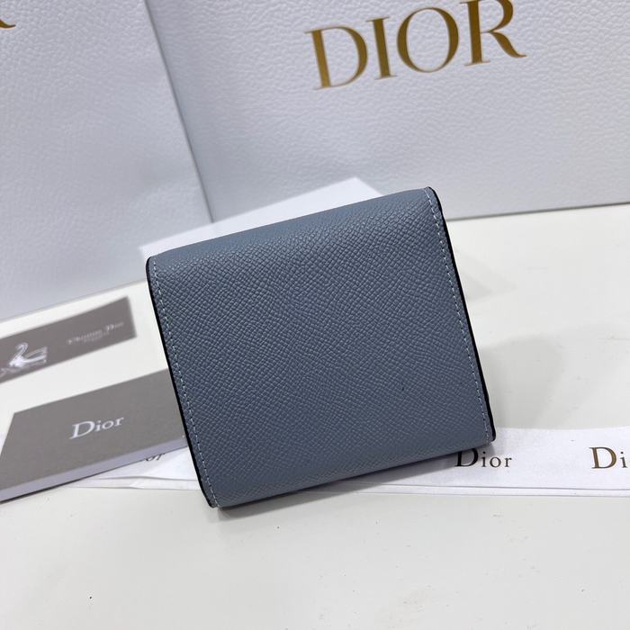 Wallet Dior folding wallet Grey 001