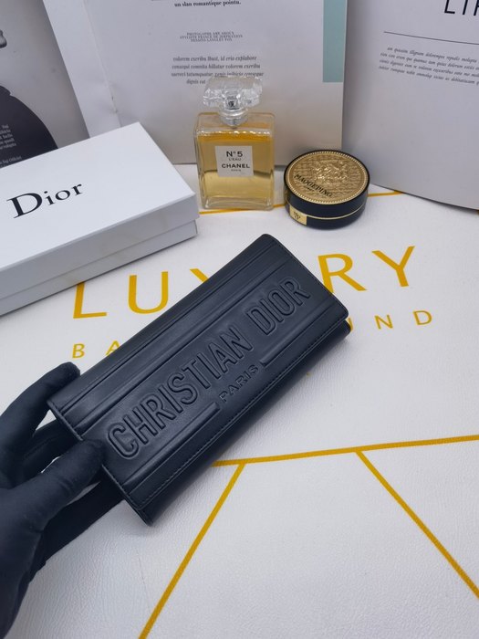 Wallet Dior long wallet Red