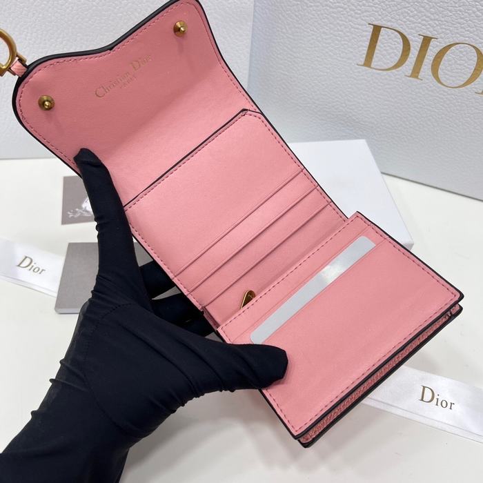 Wallet Dior small flap wallet White