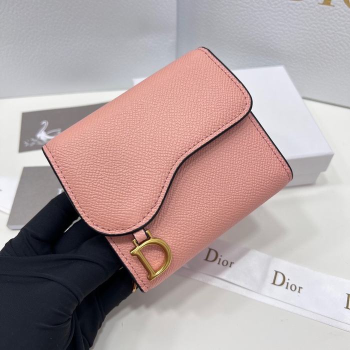 Wallet Dior small flap wallet White