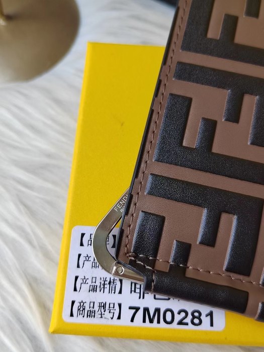 Wallet Fendi bi fold wallet Brown