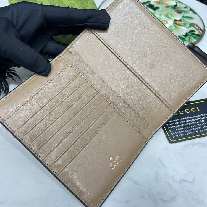 Wallet Gucci Beige Size 10x14cm
