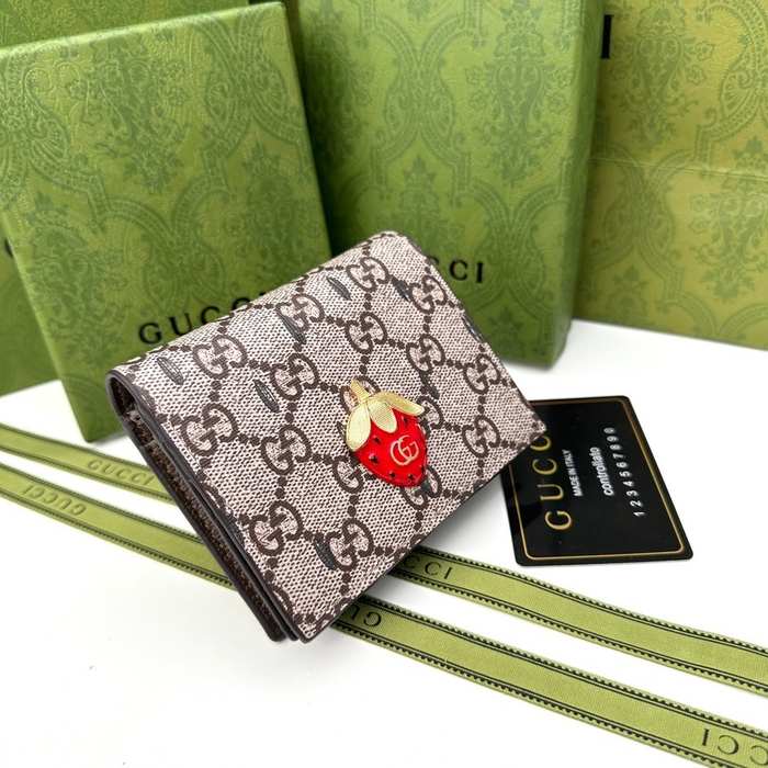 Wallet Gucci Beige Size 10x8x3cm