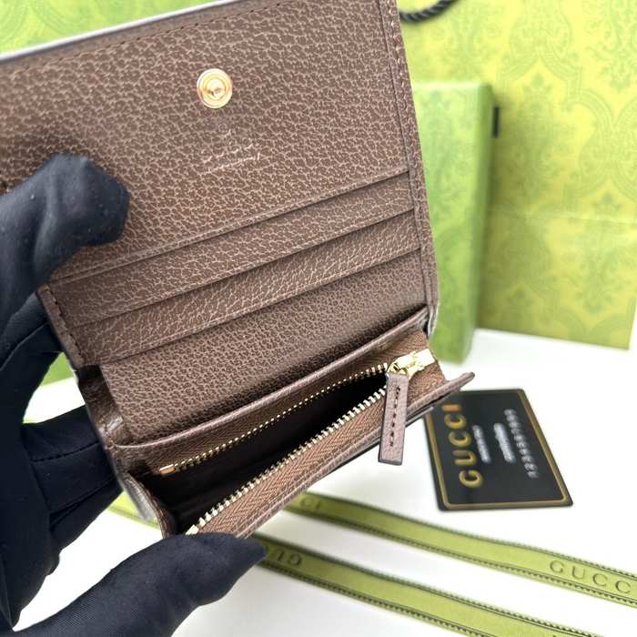 Wallet Gucci Beige Size 10x8x3cm