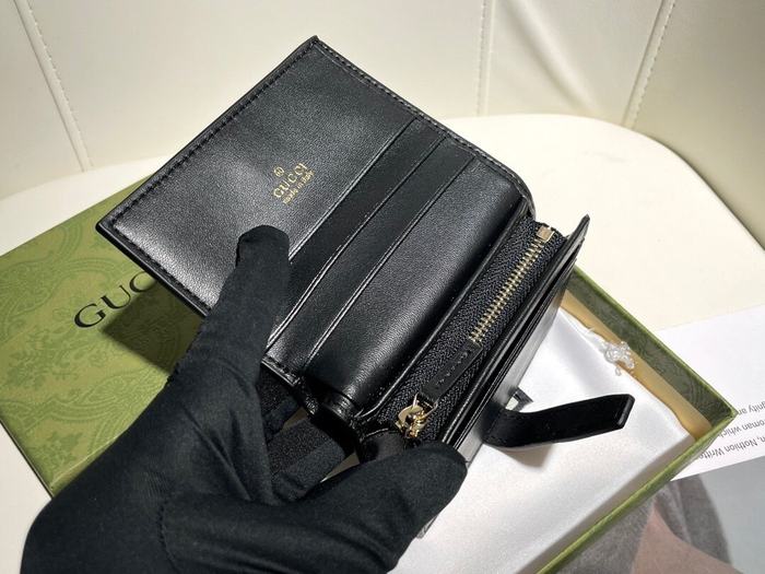 Wallet Gucci Black Size 11.5x10x3cm