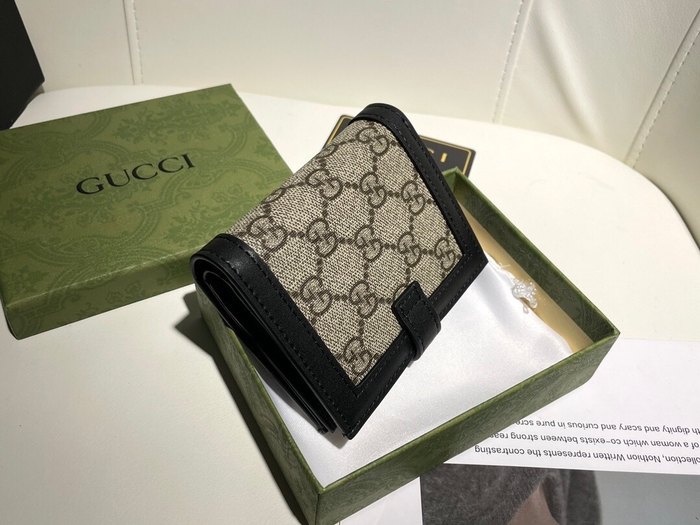 Wallet Gucci Black Size 11.5x10x3cm
