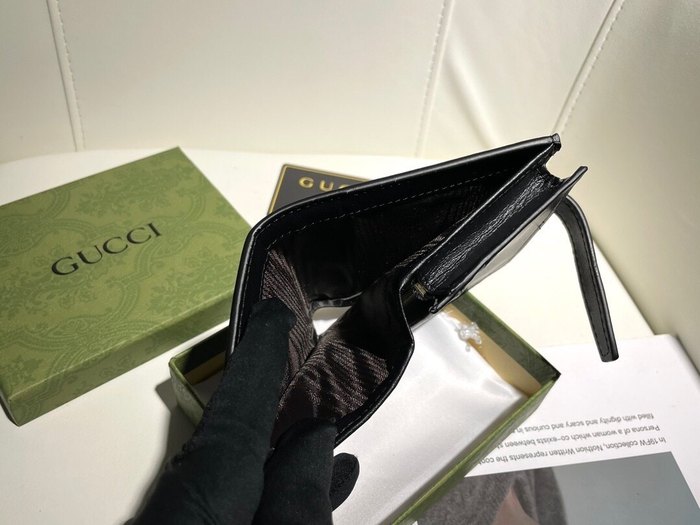 Wallet Gucci Black Size 11.5x10x3cm