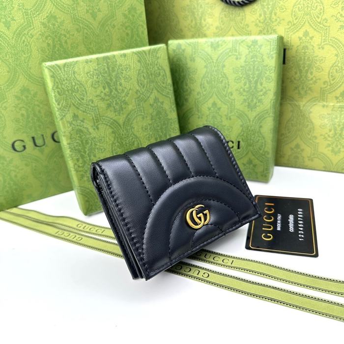 Wallet Gucci Black Size 11x9x3cm