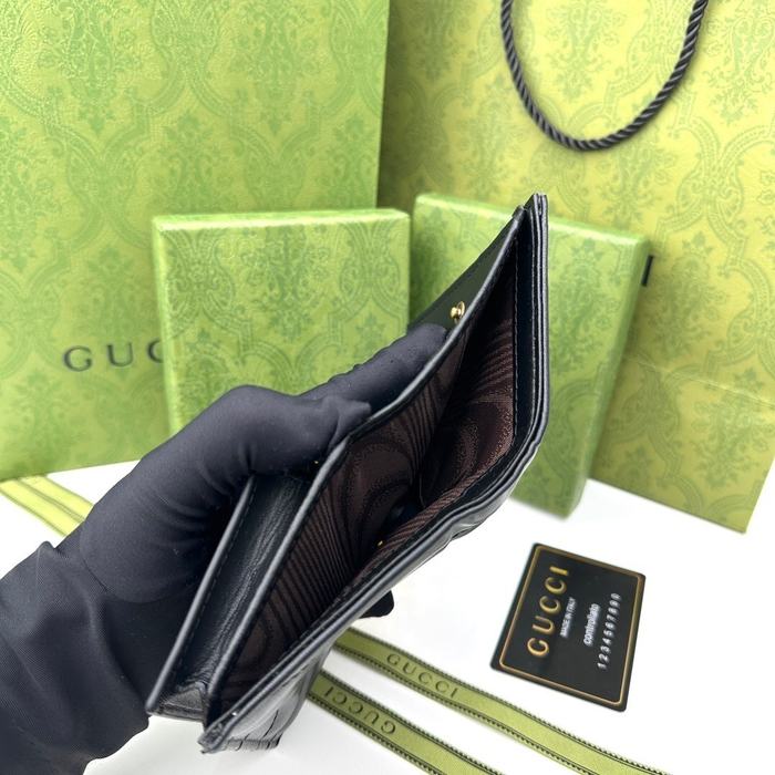 Wallet Gucci Black Size 11x9x3cm
